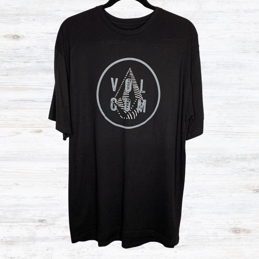 New Volcom Graphic Logo T-shirt Screen Printed Lrg